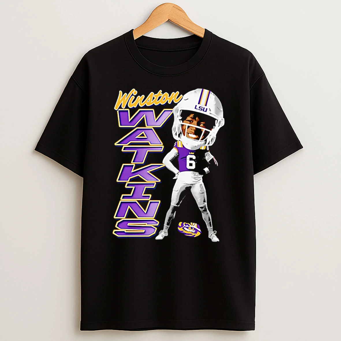 Winston Watkins Jr Lsu Tigers Caricature 26 T Shirt