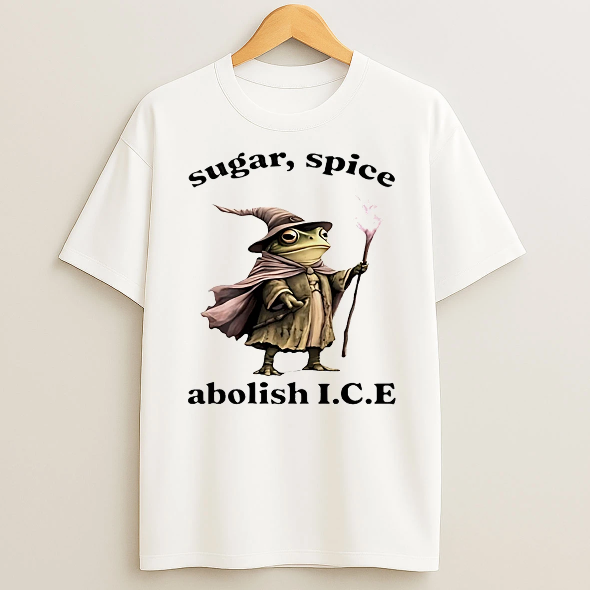 Wizard Frog Sugar Spice Abolish Ice 2026 T Shirt