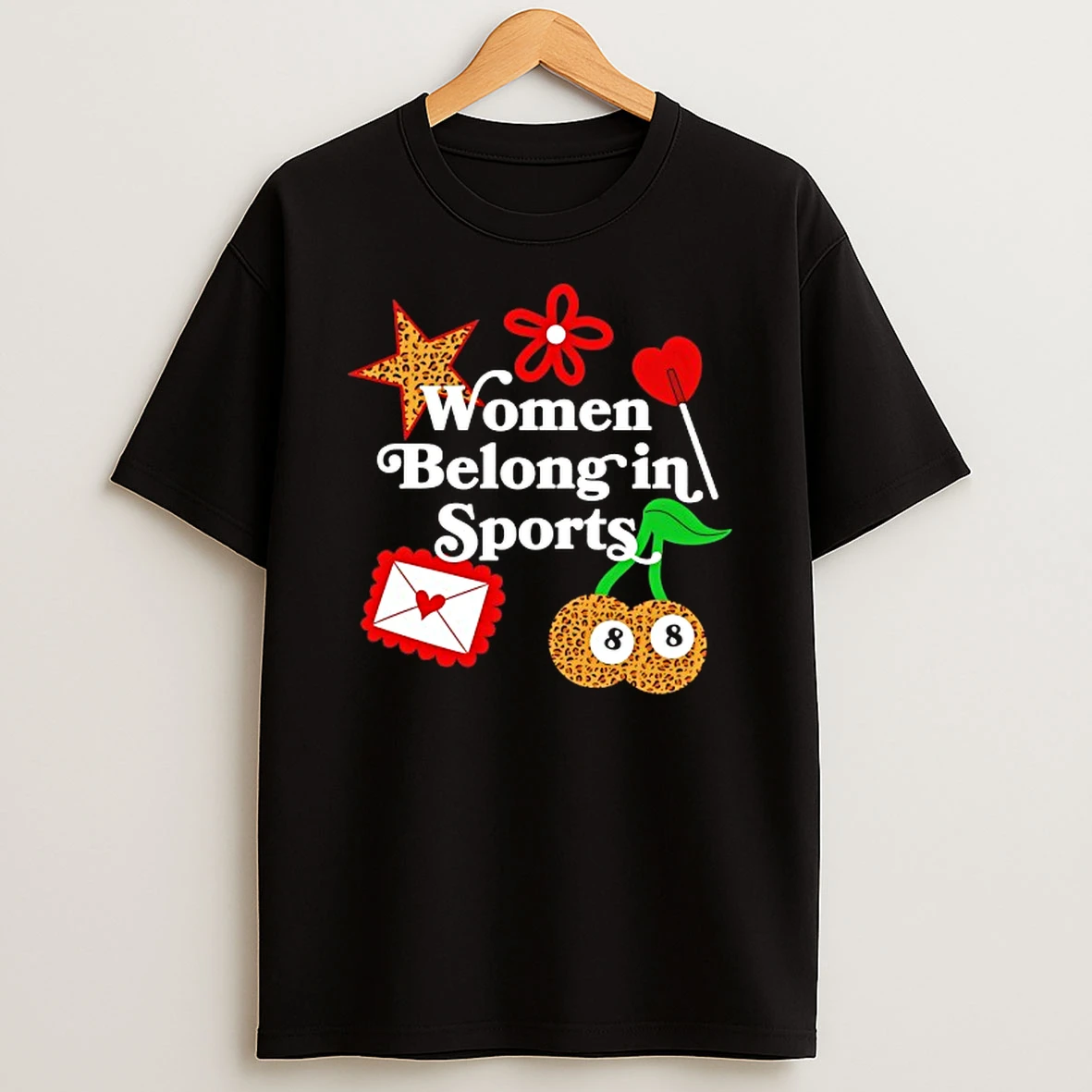 Women Belong In Sports 2026 Stickers T Shirt