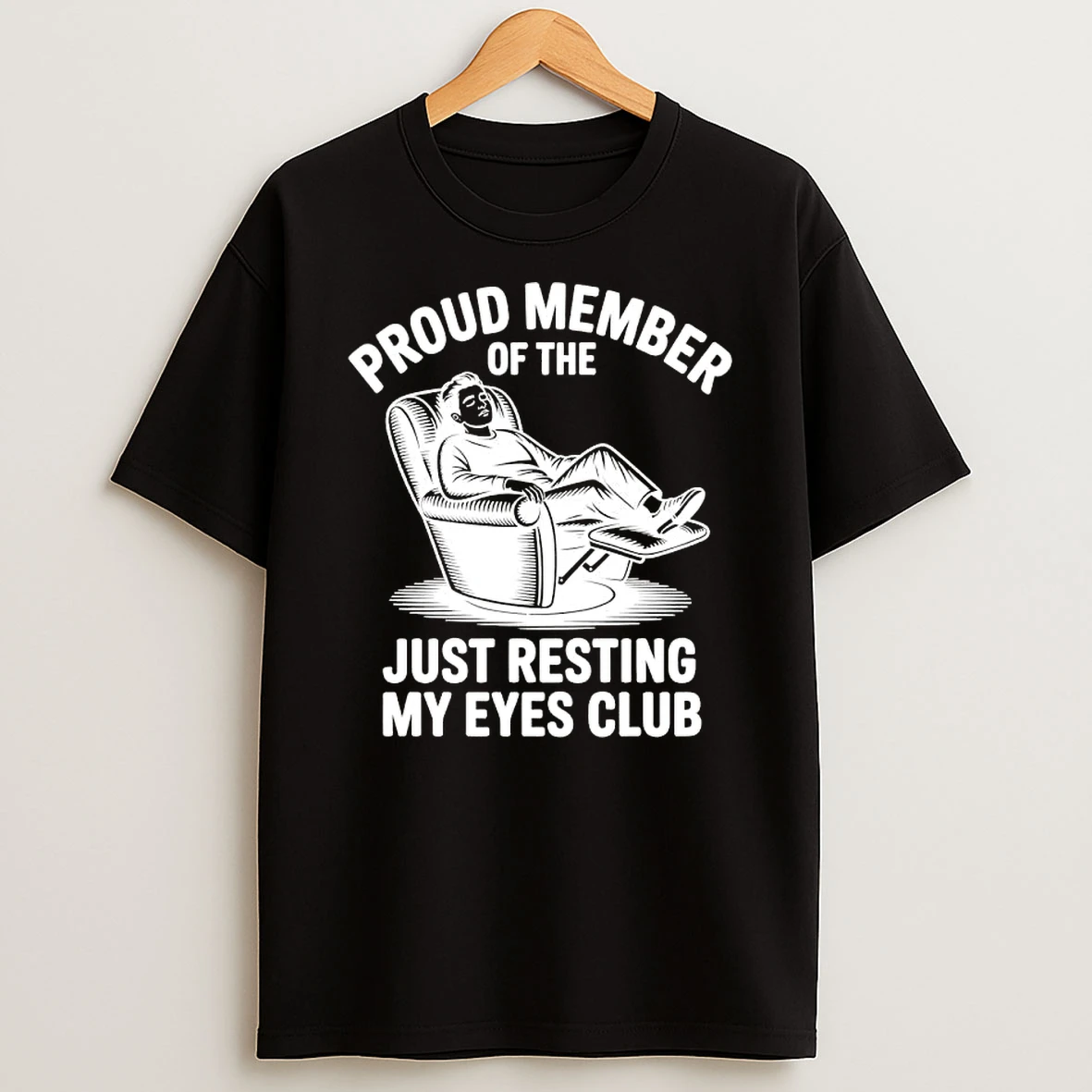 Women Proud Member Of The Just Resting My Eyes Club T Shirt