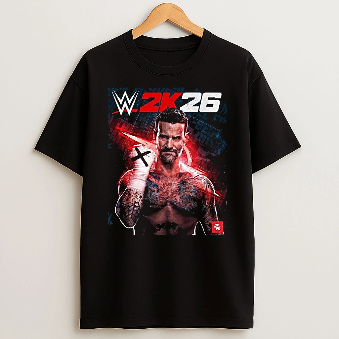 Wwe 2k26 Standard Edition Best In The World Cm Punk Cover Star T Shirt