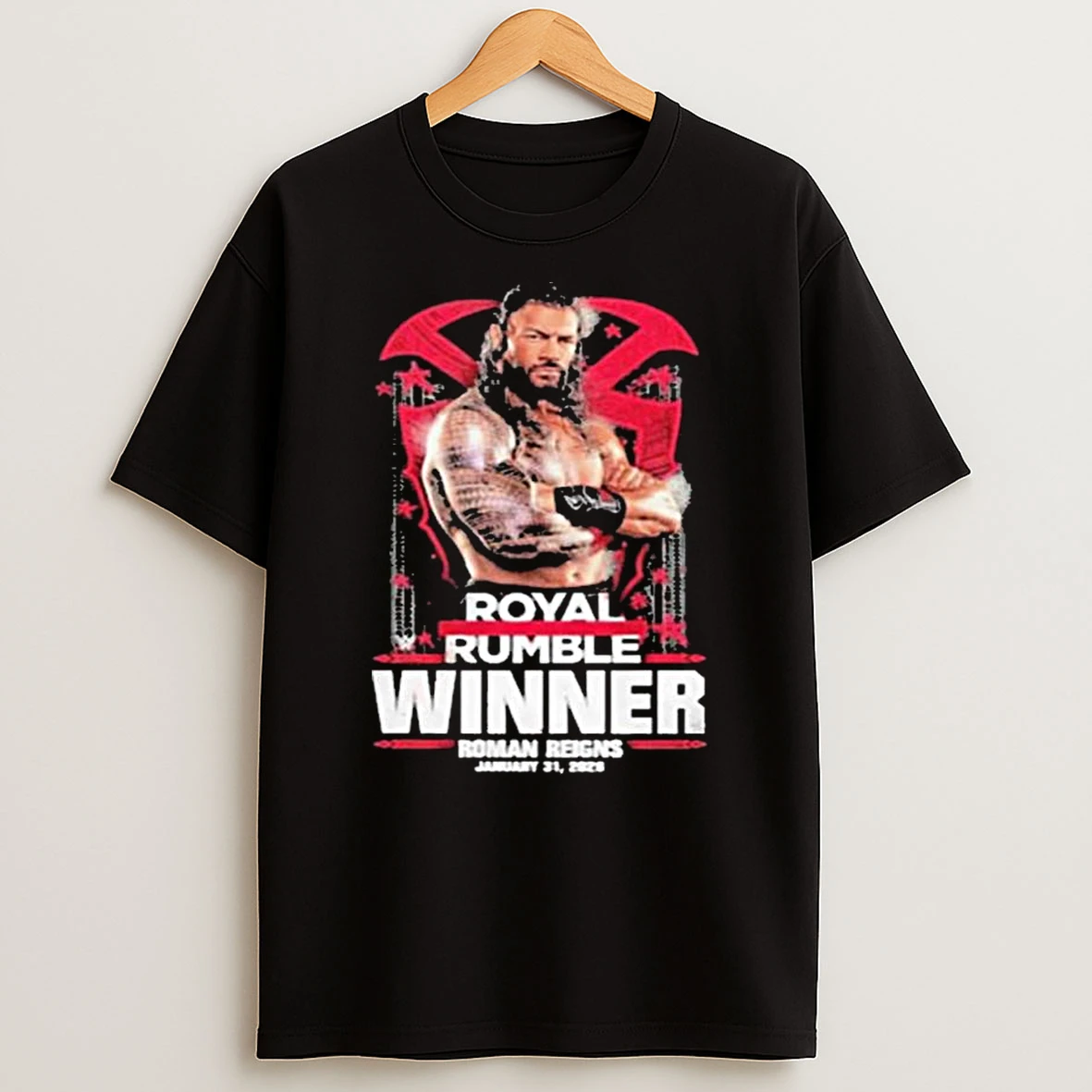Wwe Roman Reigns Royal Rumble 2026 Winner January 31 2026 T Shirt