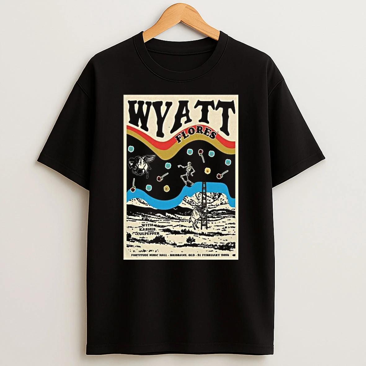 Wyaat Flores Brisbane Old Feb 21 2026 T Shirt