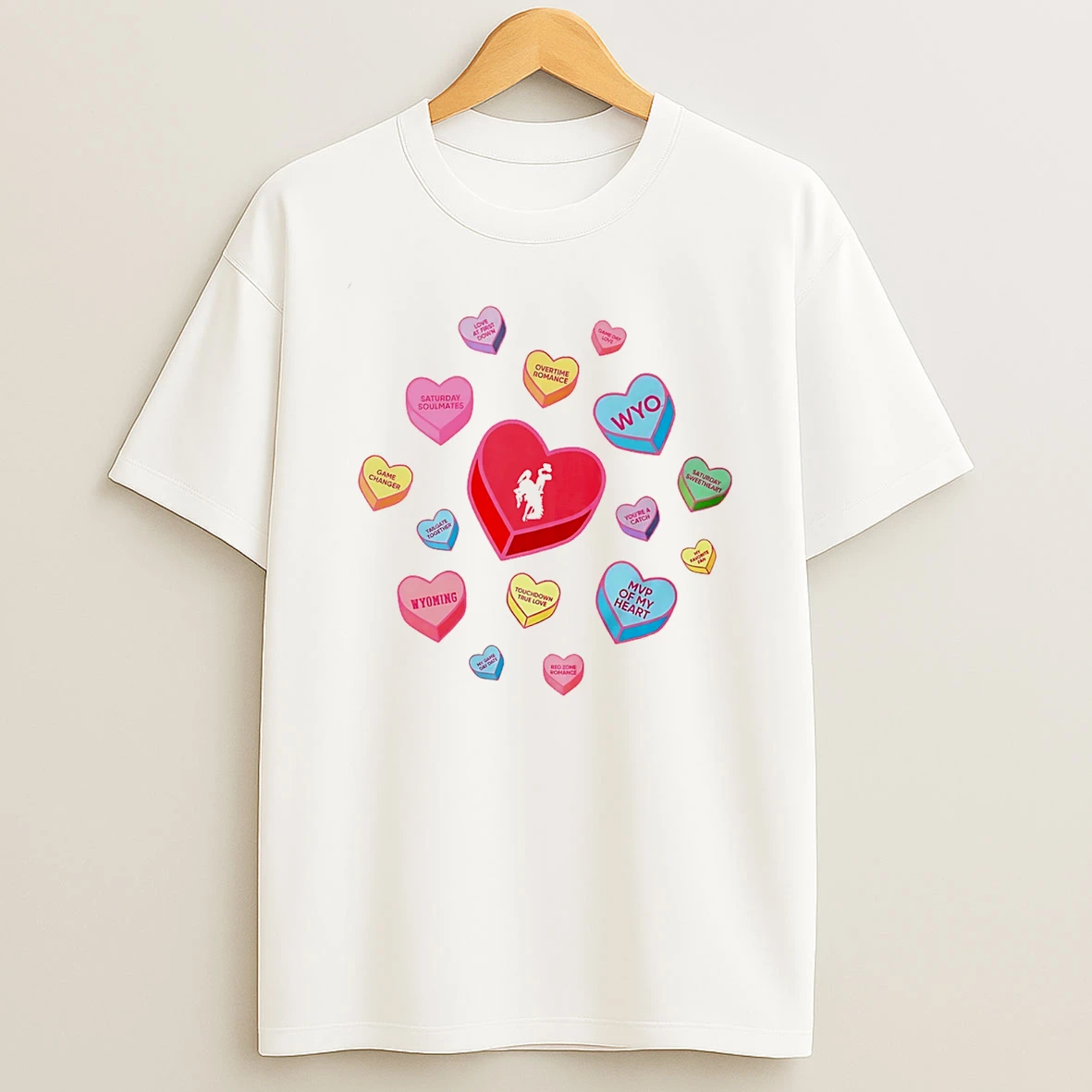 Wyoming Cowboys Sweet Talk Valentine Day 2026 T Shirt