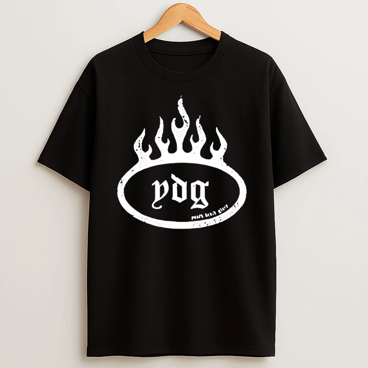 Ydg Flame Fire Logo T Shirt