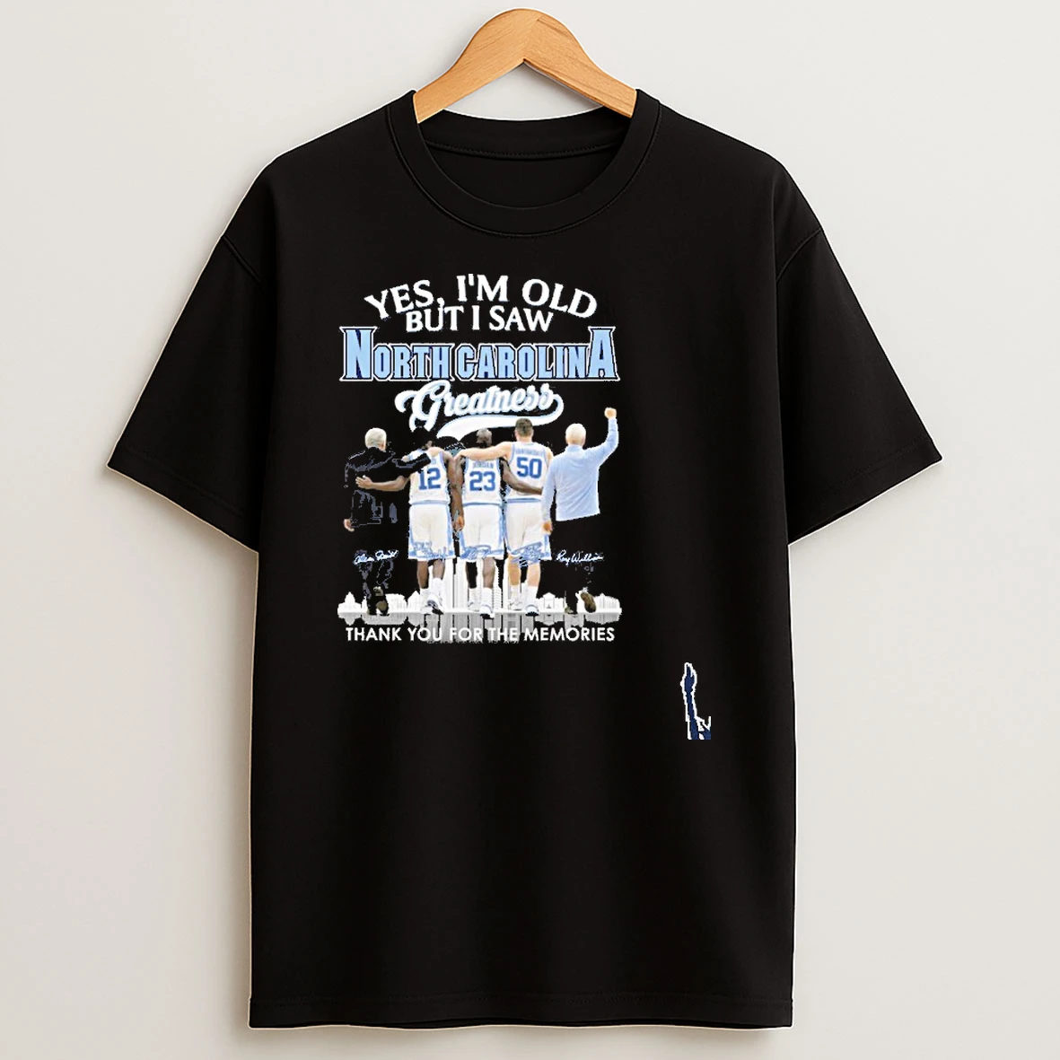 Yes Im Old But I Saw Unc Mens Basketball Greatness T Shirt