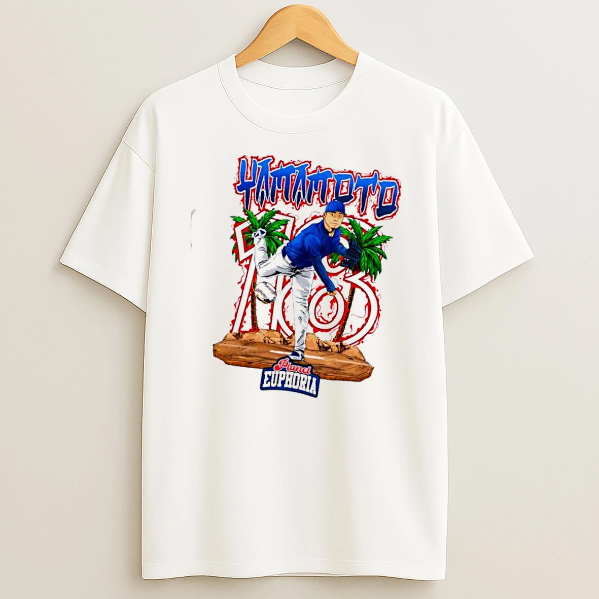 Yoshinobu Yamamoto Los Angeles Dodgers Baseball Graphic T Shirt