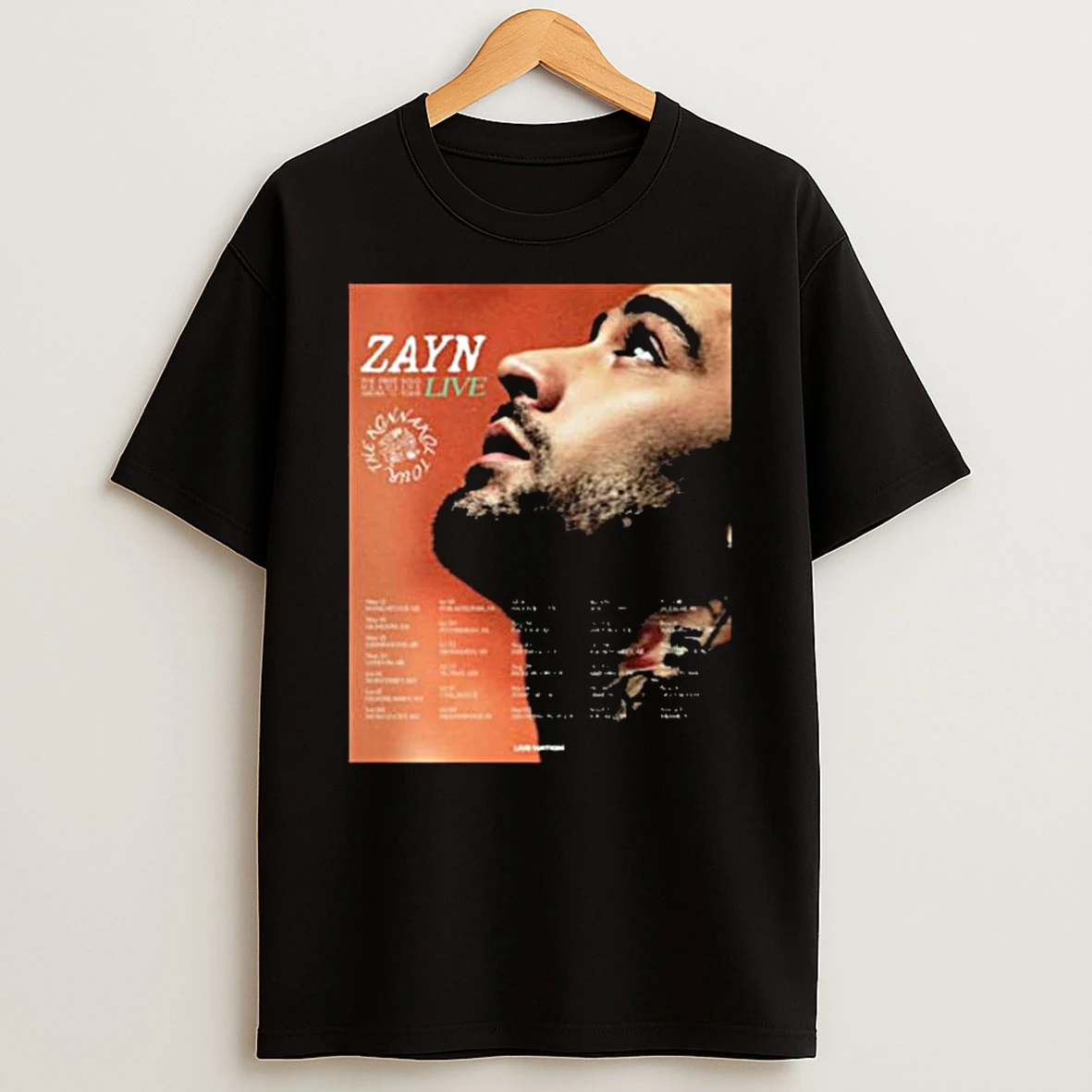 Zayn Malik The Konnakol Tour 2026 The First Solo Headline Arena Tour Schedule Tour Dates T Shirt