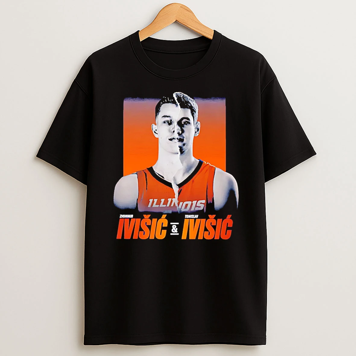 Zvonimir Ivisic Illinois Fighting Illini Ivisic Brothers T Shirt