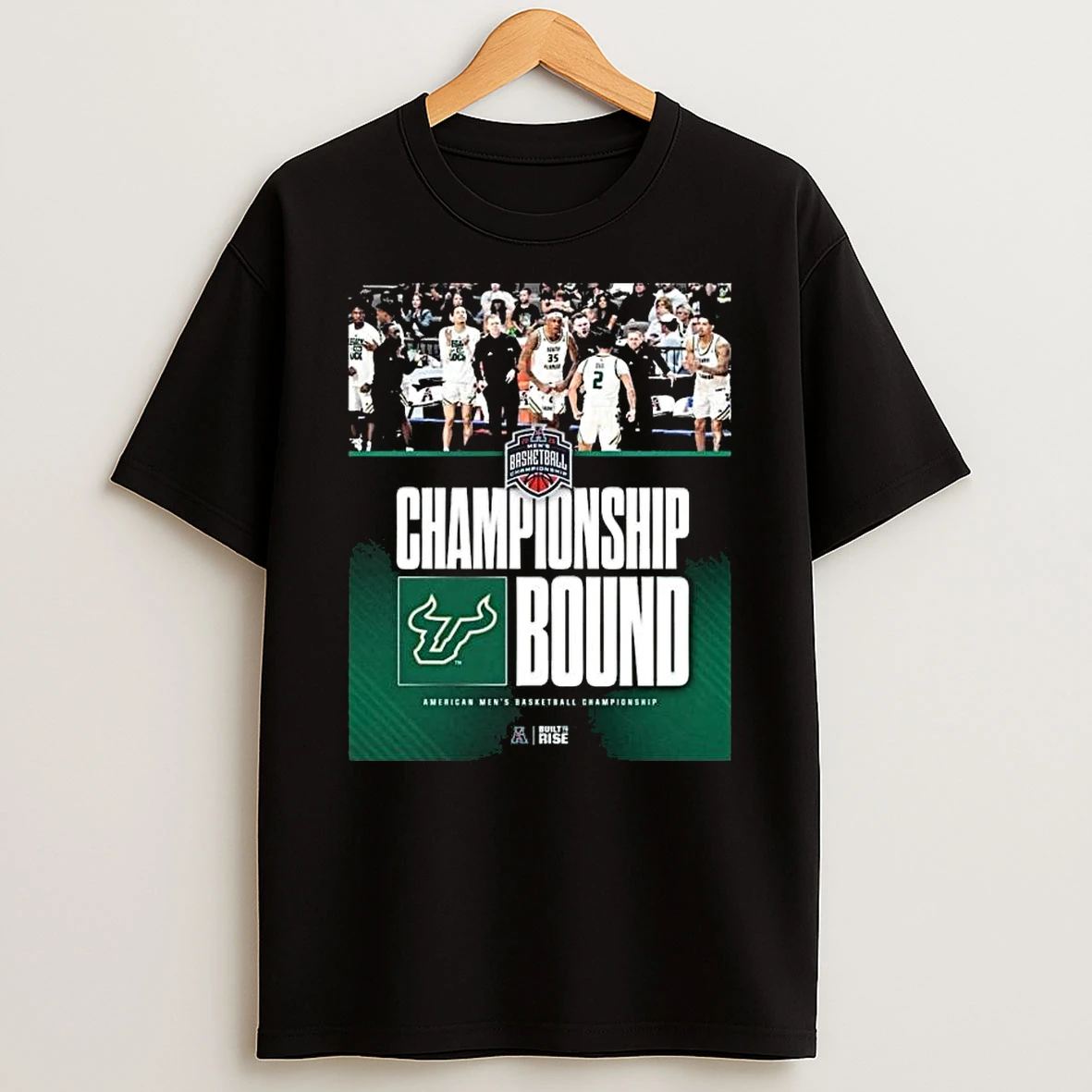 2026 American Mens Basketball Championship Bound South Florida Bulls T Shirt
