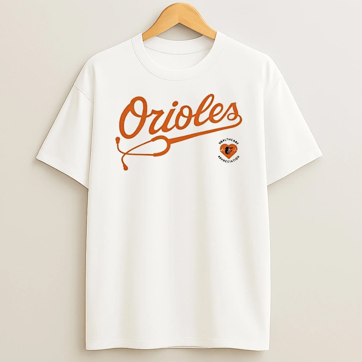 2026 Baltimore Orioles Healthcare Appreciation Night T Shirt