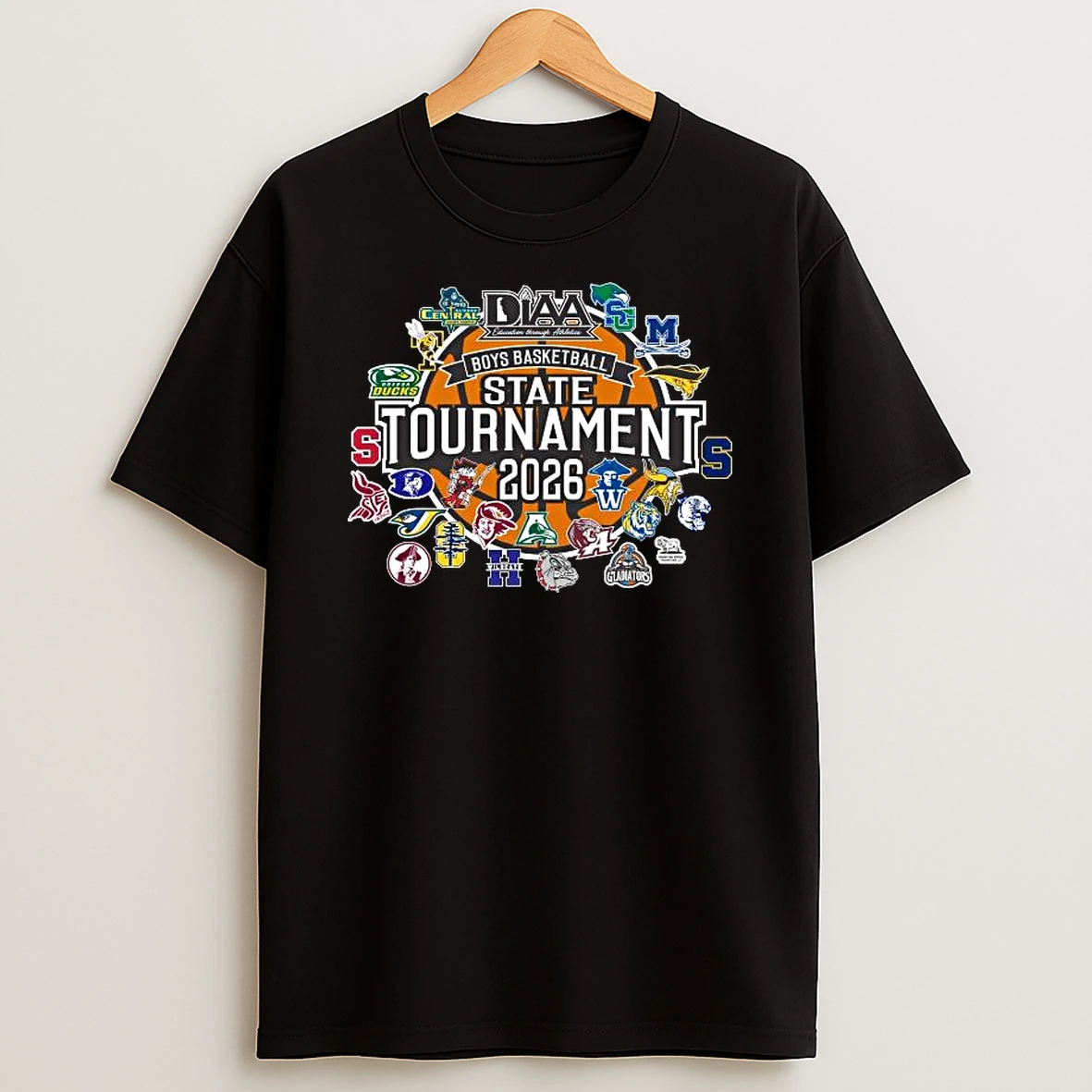 2026 Diaa Boys Basketball State Tournament All Team T Shirt
