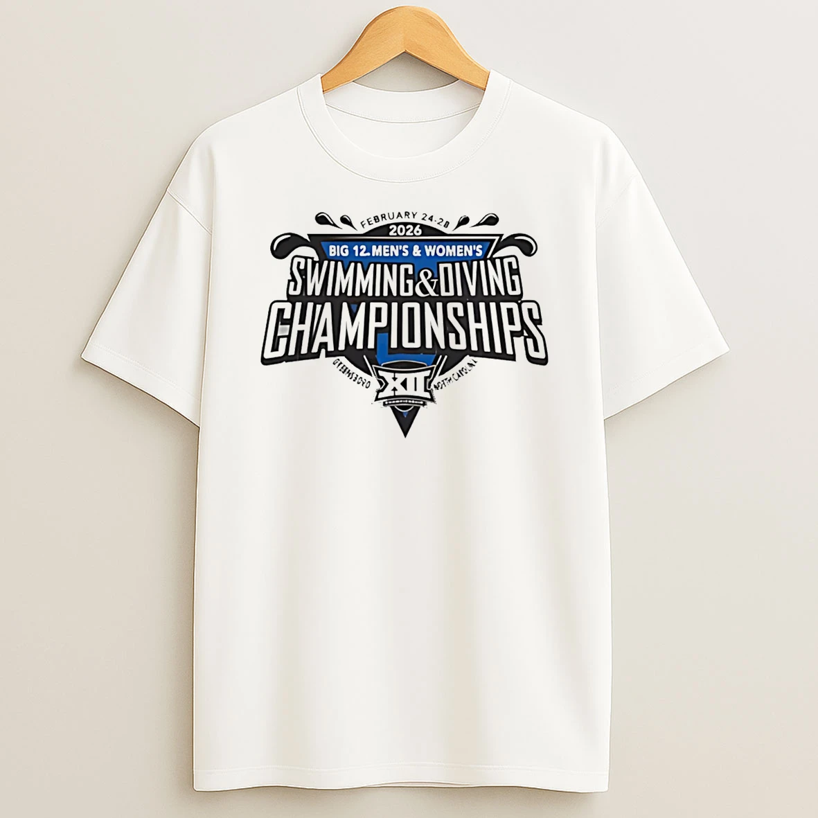 2026 Mens And Womens Swimming Diving Championships Logo T Shirt