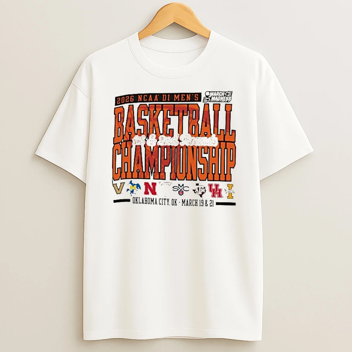 2026 Ncaa Di Mens Basketball Championship 1st 2nd Rounds Oklahoma City Ok March 19 21 T Shirt