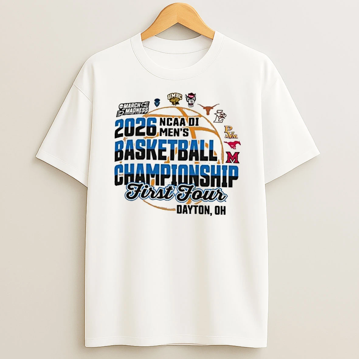 2026 Ncaa Di Mens Basketball Championship First Four Dayton Oh T Shirt
