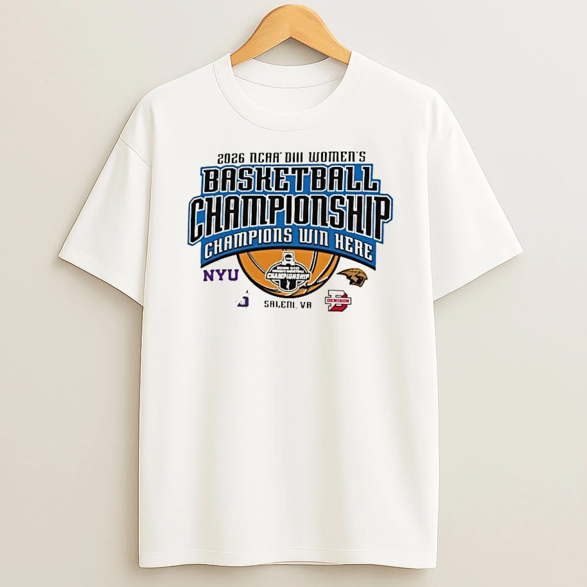 2026 Ncaa Diii Womens Basketball Championship Salem Va T Shirt