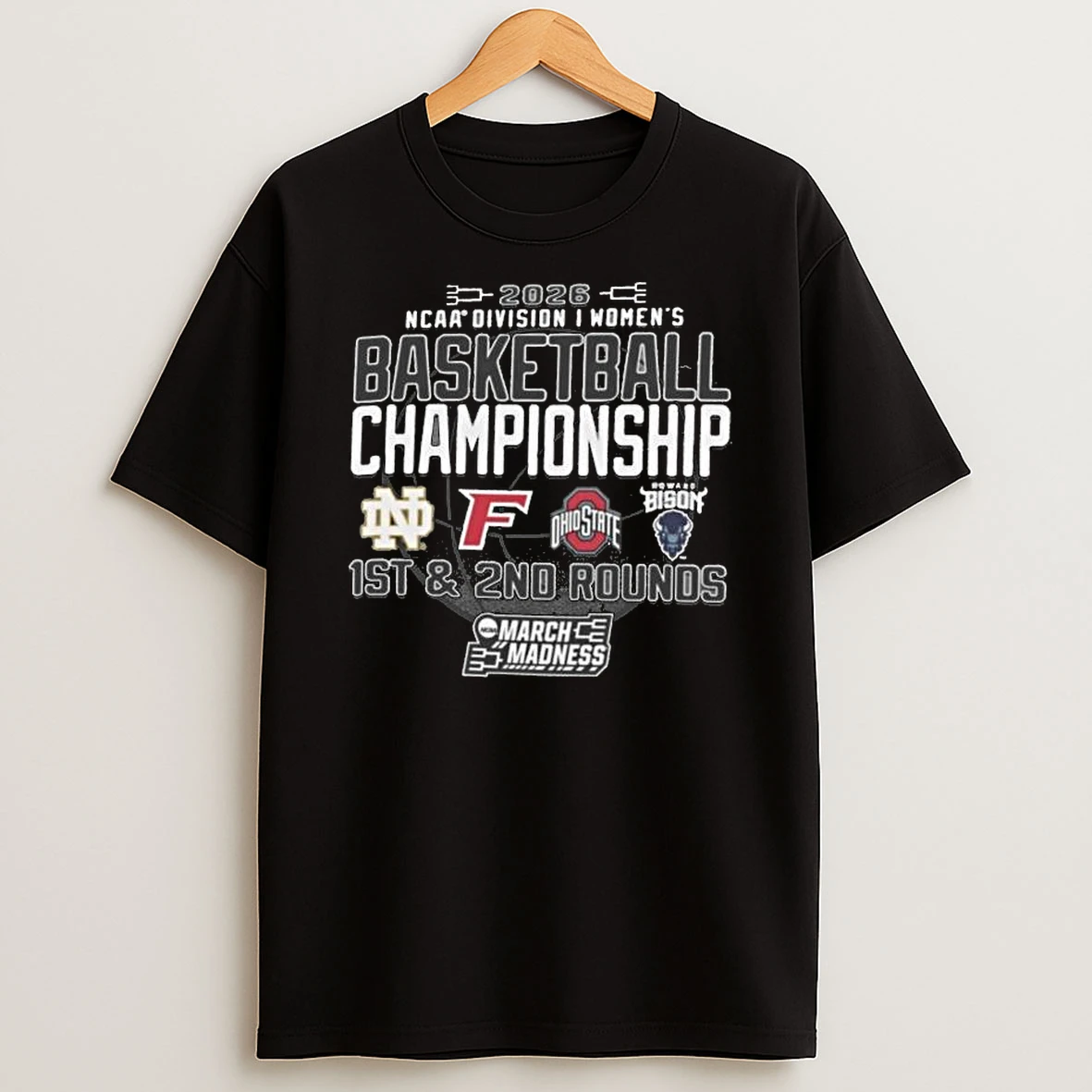 2026 Ncaa Division I Womens Basketball Championship 1st 2nd Rounds Columbus Oh T Shirt