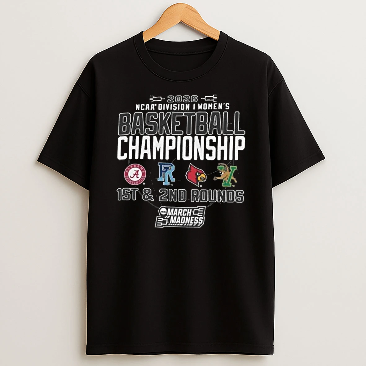 2026 Ncaa Division I Womens Basketball Championship 1st 2nd Rounds Los Angeles Ca T Shirt
