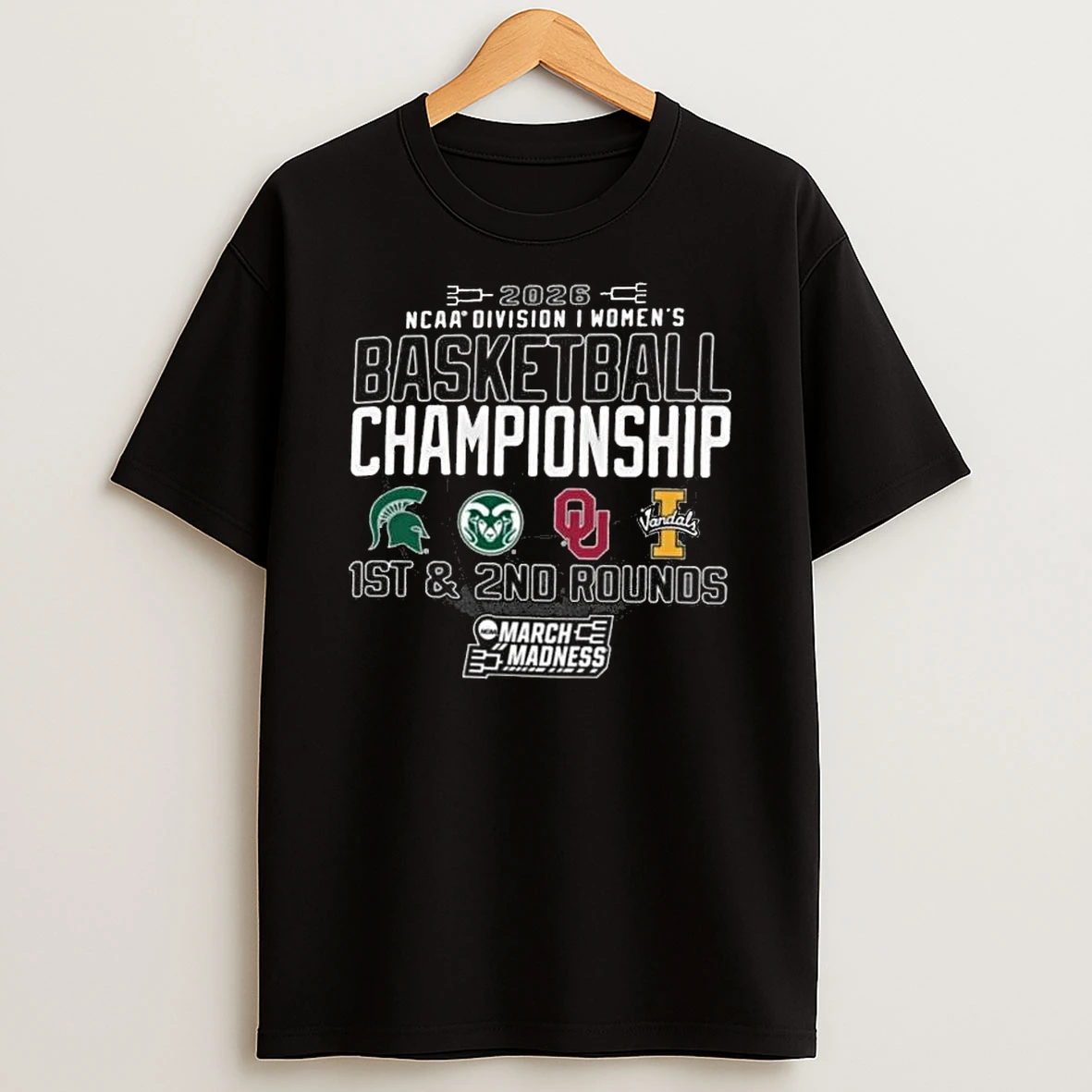 2026 Ncaa Division I Womens Basketball Championship 1st 2nd Rounds Norman Ok T Shirt