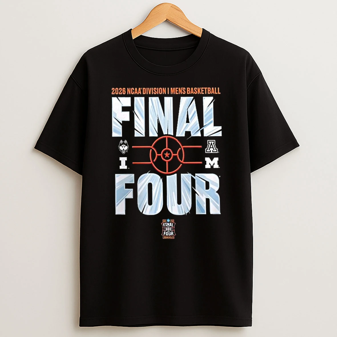 2026 Ncaa Mens Basketball Tournament March Madness Final Four T Shirt