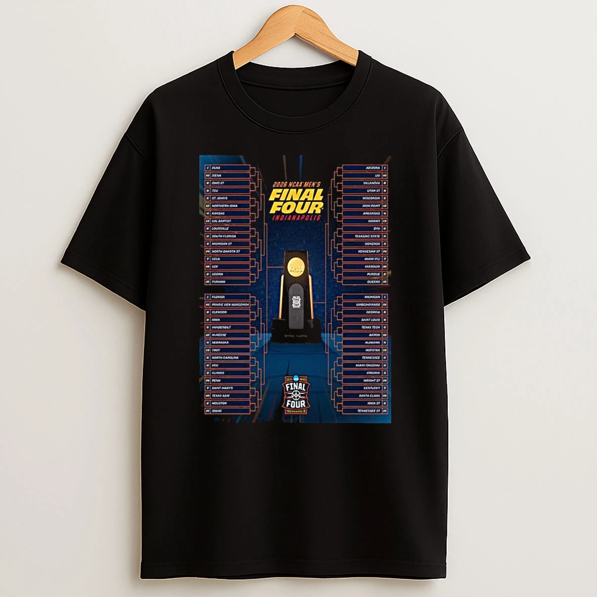 2026 Ncaa Mens Final Four Indianapolis March Madness Bracket T Shirt