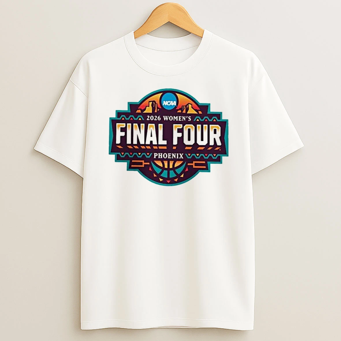 2026 Ncaa Womens Basketball Tournament March Madness Final Four Logo T Shirt