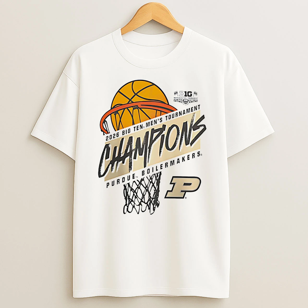 2026 Purdue Boilermakers Big Ten Mens Basketball Tournament Champions Classic T Shirt
