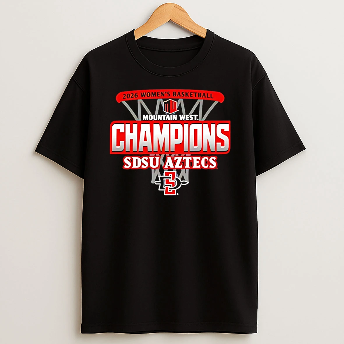2026 Sdsu Womens Basketball Mountain West Regular Season Champions T Shirt