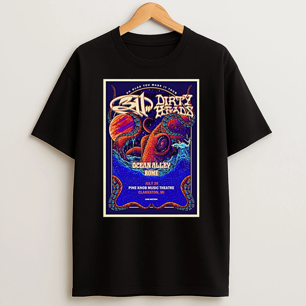 311 And Dirty Heads 2026 North American Tour Clarkston Mi T Shirt