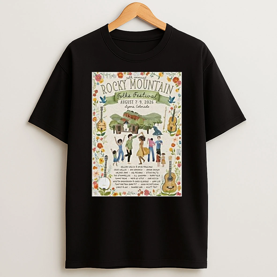 36th Annual Rocky Mountain In Lyons Co On August 7 9 2026 T Shirt