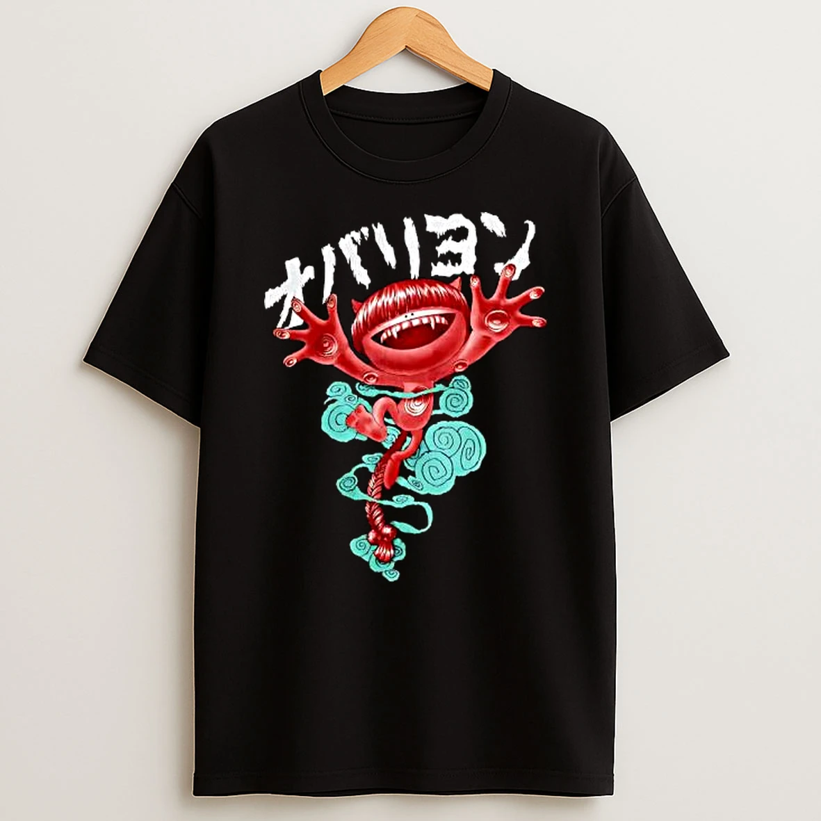 Abaddon Shin Megami Tensei Red Monster Japanese Text T Shirt
