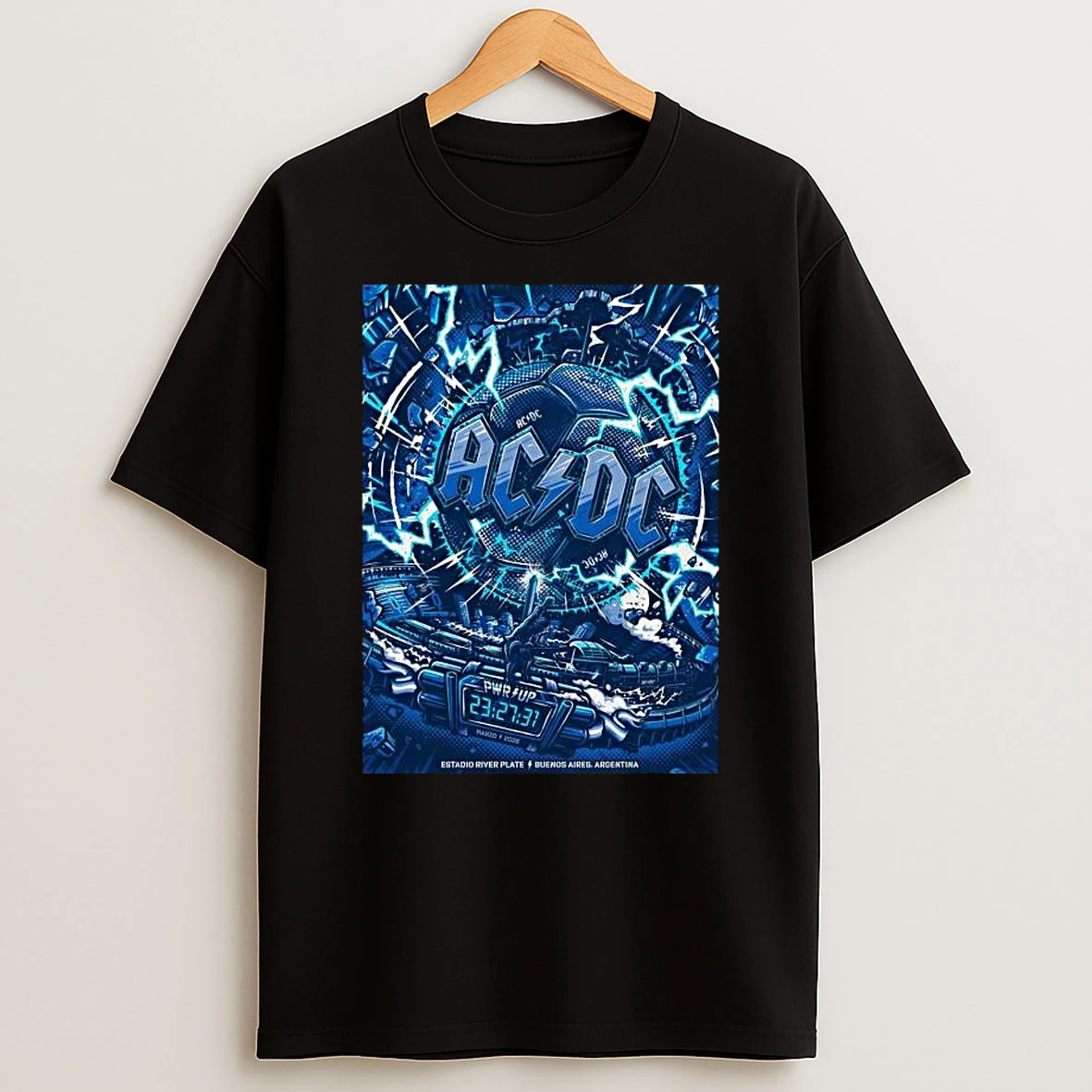 Ac Dc Buenos Aires Argentina Pwr Up Tour March 2026 T Shirt
