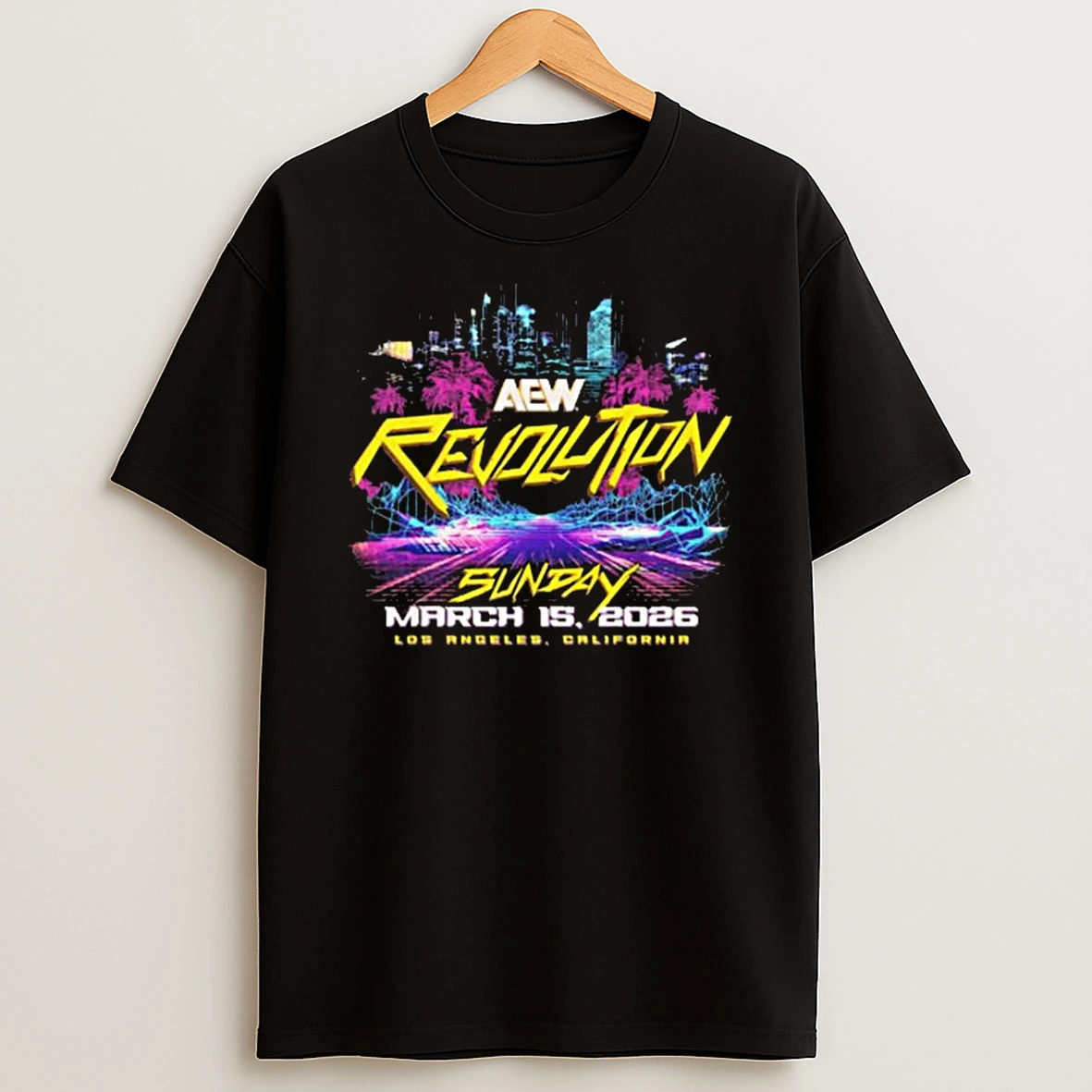 Aew Revolution Sunday March 15 2026 Los Angeles California Event T Shirt
