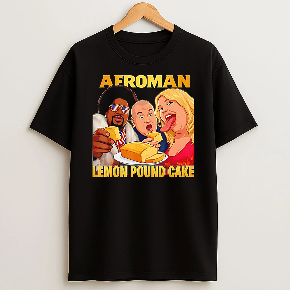 Afroman Lemon Pound Cake Caricature T Shirt