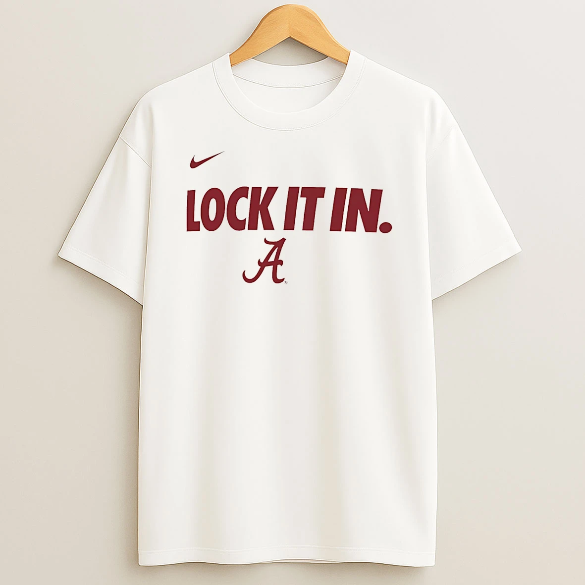 Alabama Crimson Tide Lock It In Logo T Shirt