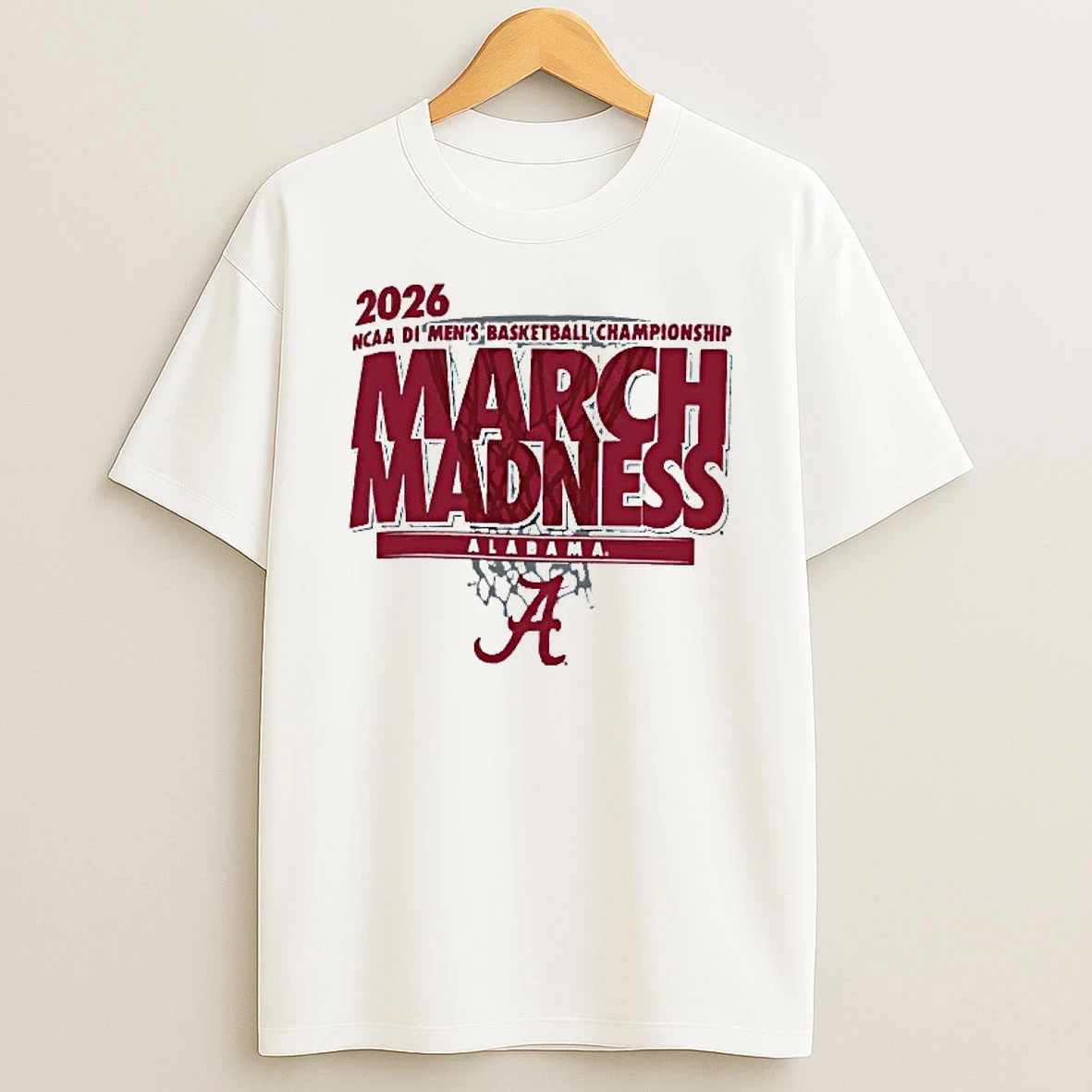 Alabama Crimson Tide March Madness 2026 Ncaa Di Mens Basketball Championship T Shirt