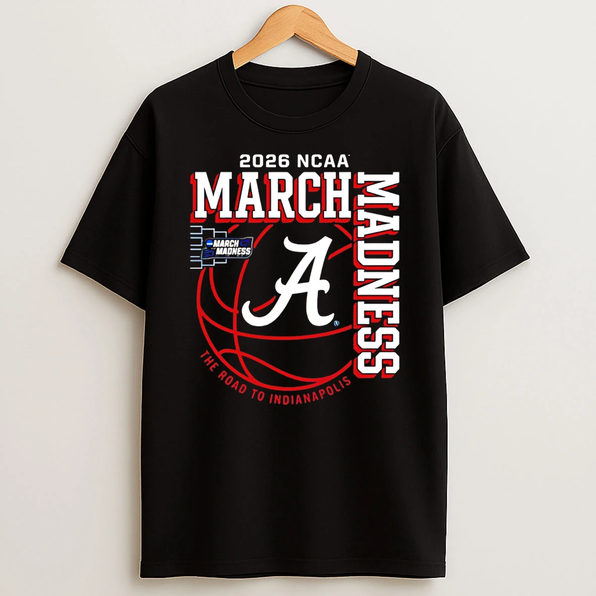 Alabama Crimson Tide March Madness Mens Basketball 2026 T Shirt