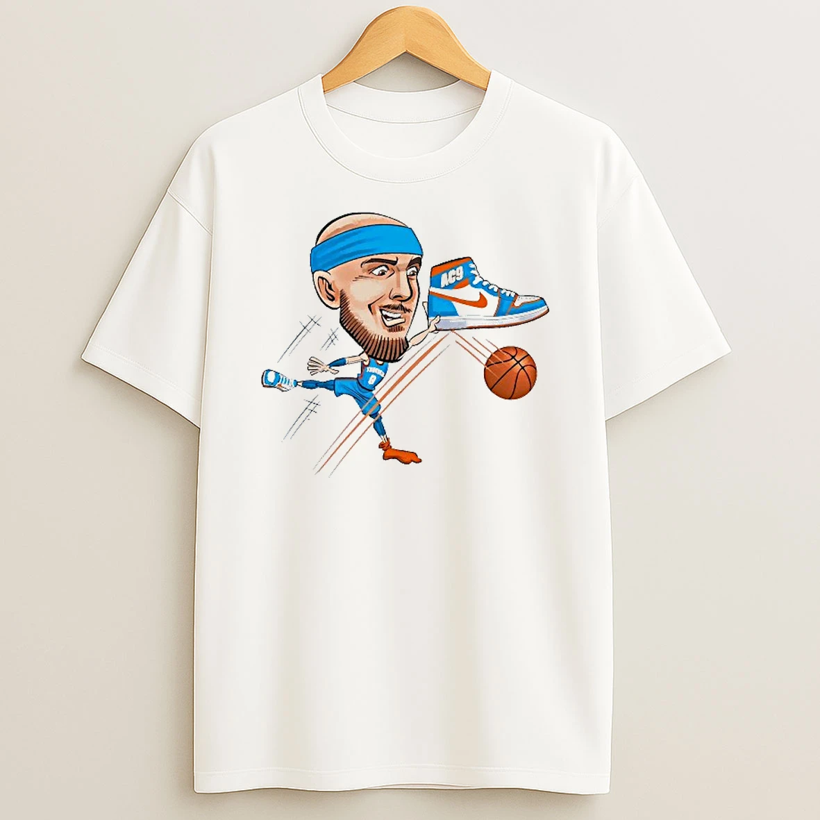 Alex Caruso Oklahoma City Thunder Caricature Cartoon T Shirt