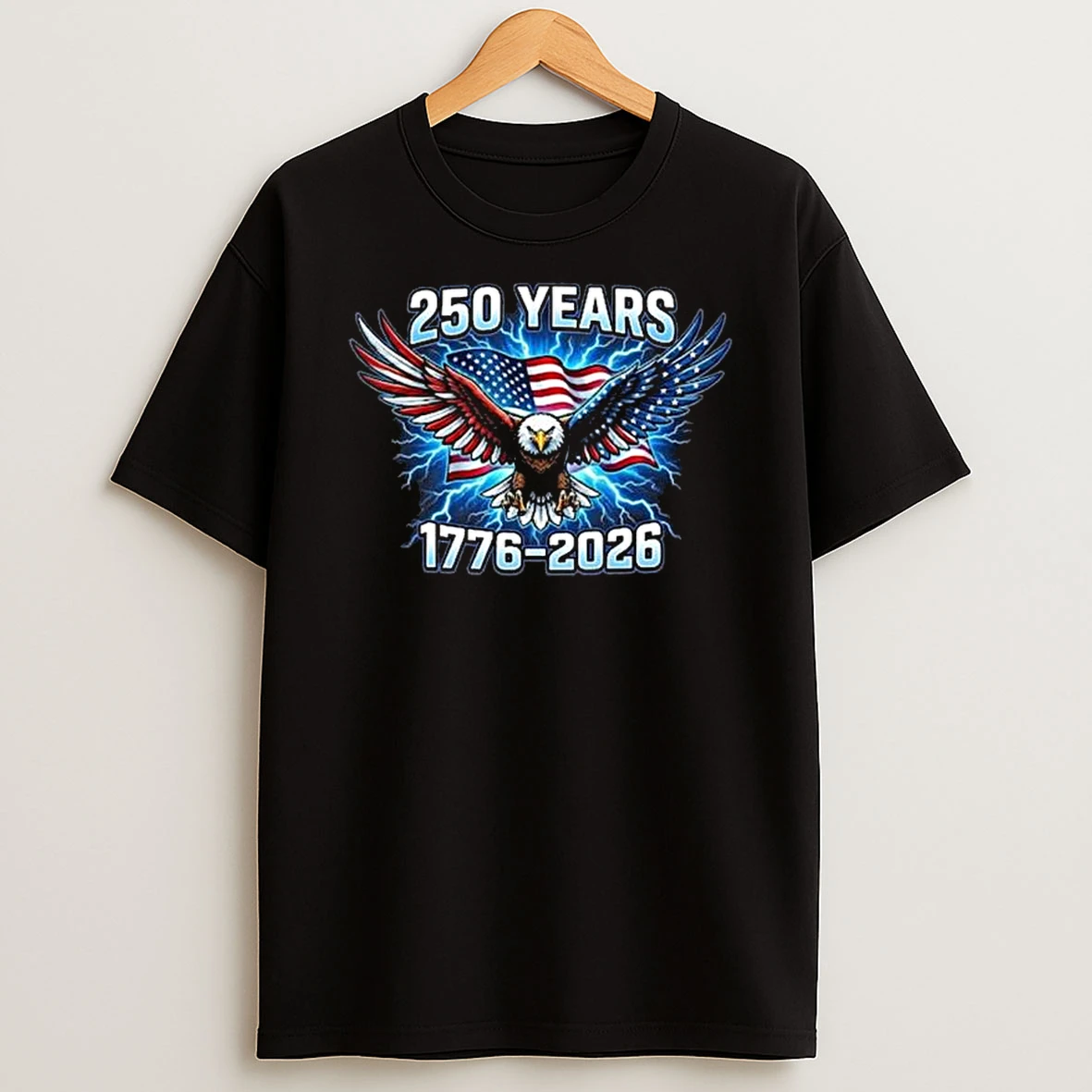 America 250th Anniversary 1776 2026 Patriotic Bald Eagle Semiquincentennial T Shirt
