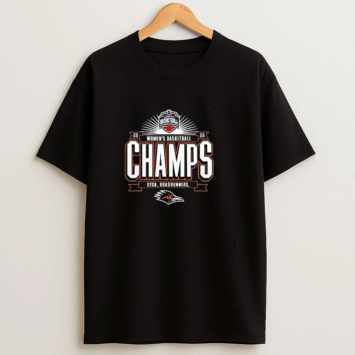 American Conference Tournament Utsa Roadrunners Womens Basketball 2026 Champs T Shirt