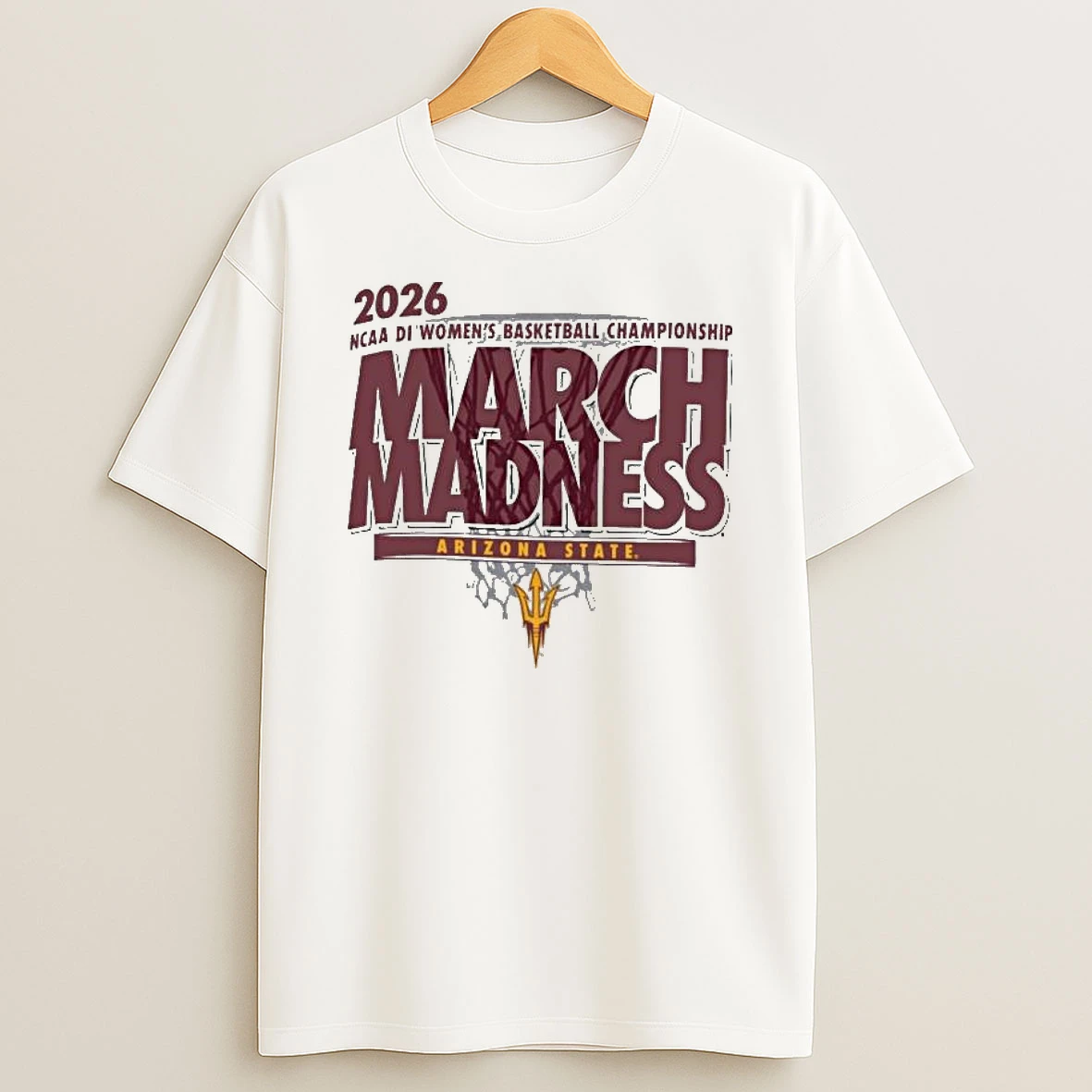 Arizona State Sun Devils 2026 Ncaa Di Womens Basketball Championship March Madness T Shirt