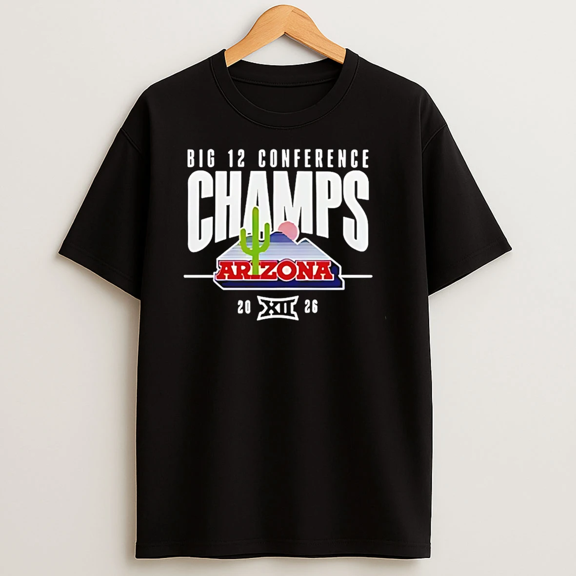 Arizona Wildcats 2026 Big 12 Conference Champs T Shirt