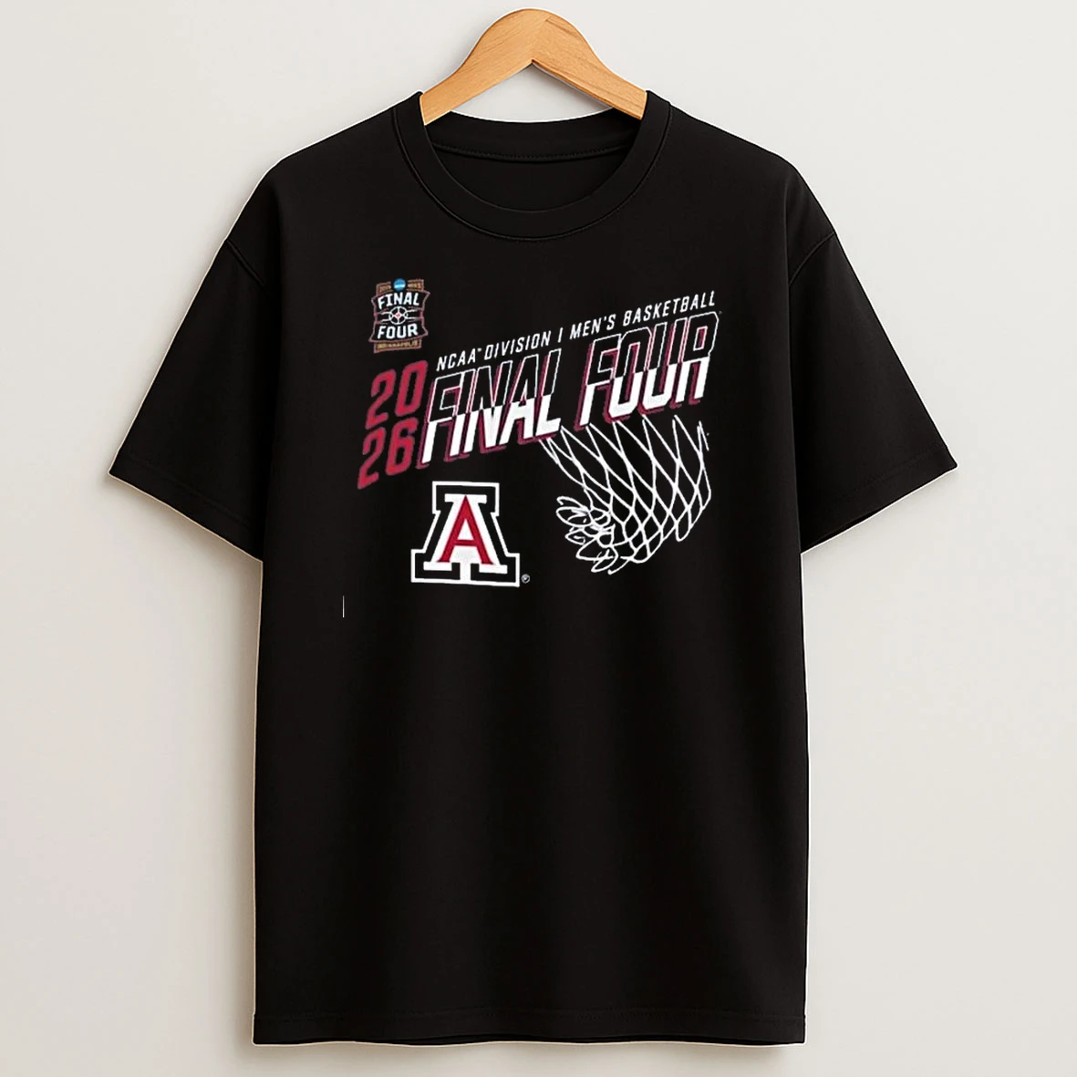 Arizona Wildcats 2026 Ncaa Mens Basketball Tournament March Madness Final Four Champion T Shirt