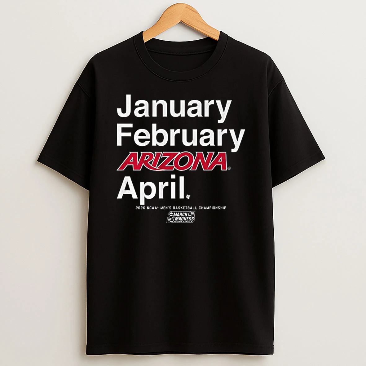 Arizona Wildcats Mbb 2026 March Madness Month T Shirt