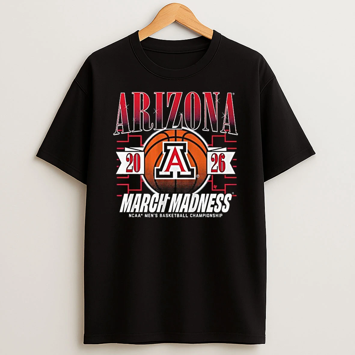 Arizona Wildcats Mbb 2026 March Madness T Shirt