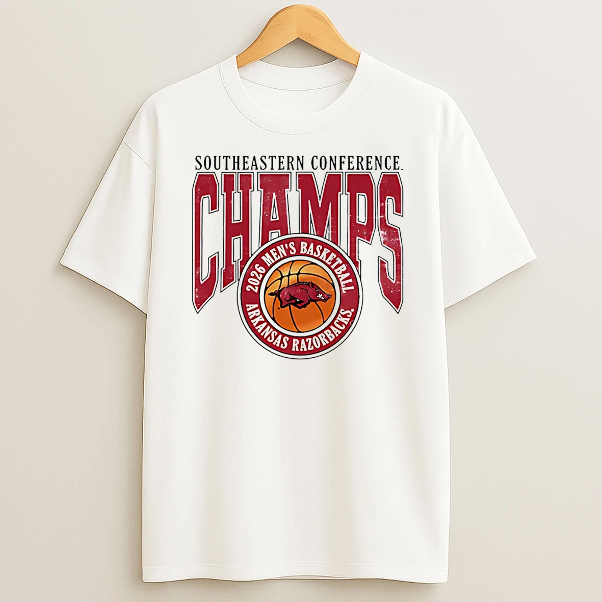 Arkansas Razorbacks 2026 Southeast Basketball Champs T Shirt