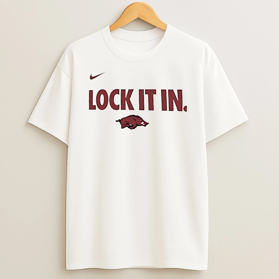 Arkansas Razorbacks Lock It In 2026 T Shirt