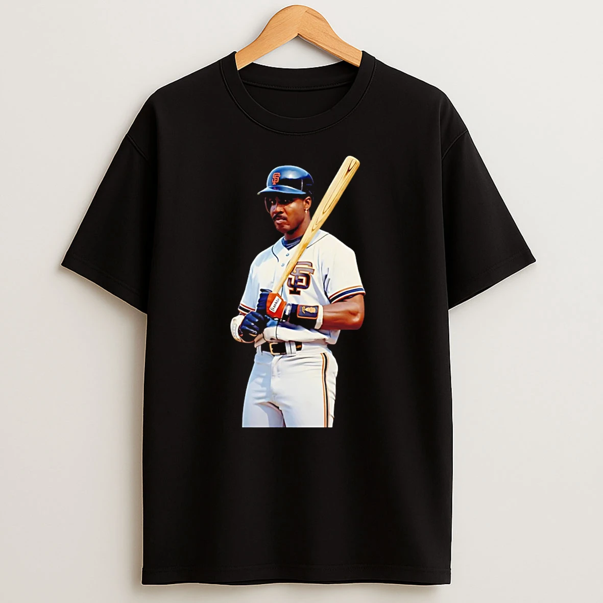 Back Barry Bonds Major League Baseball National League East 1993 T Shirt