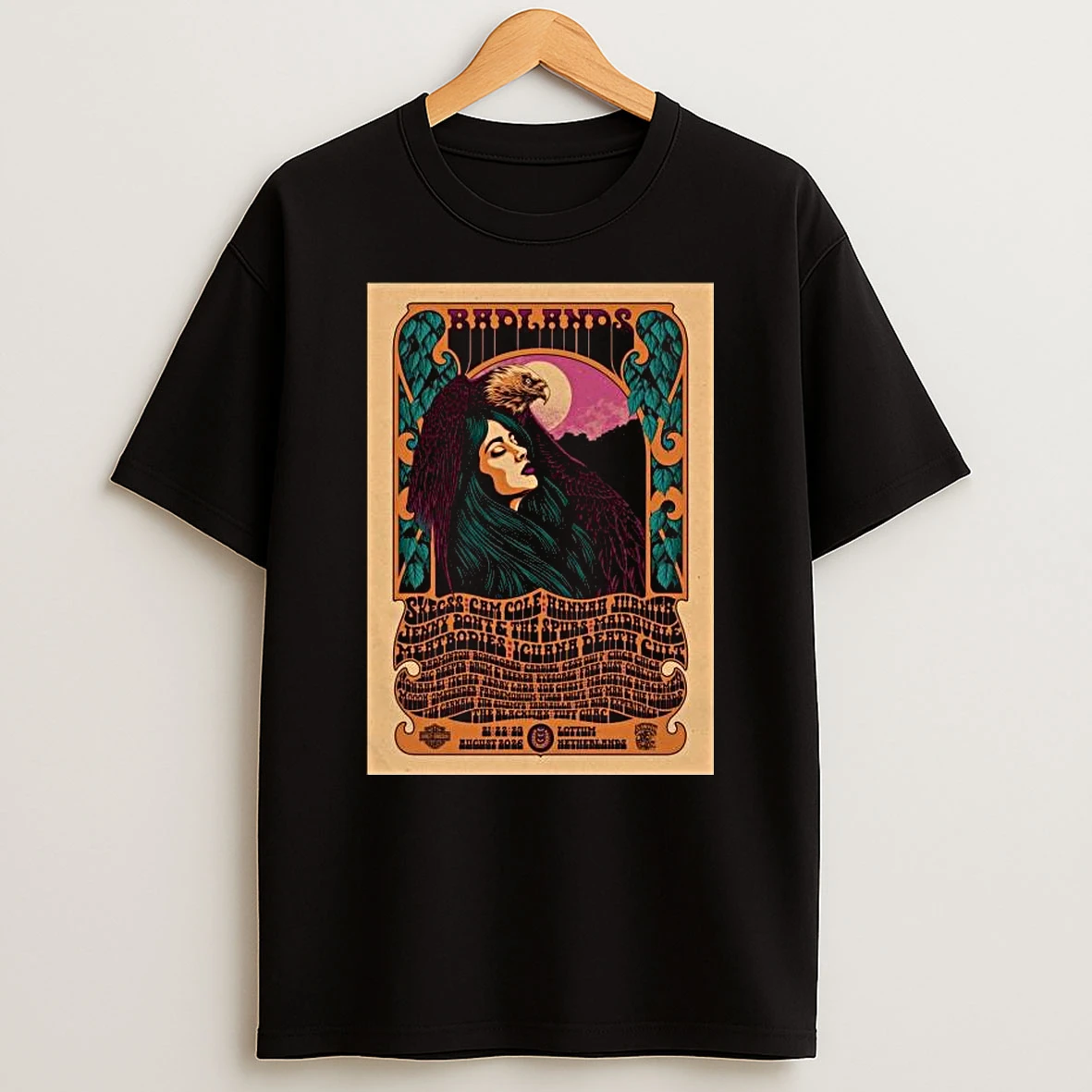 Badlands Festival August 21 23 2026 Lottum Netherlands T Shirt