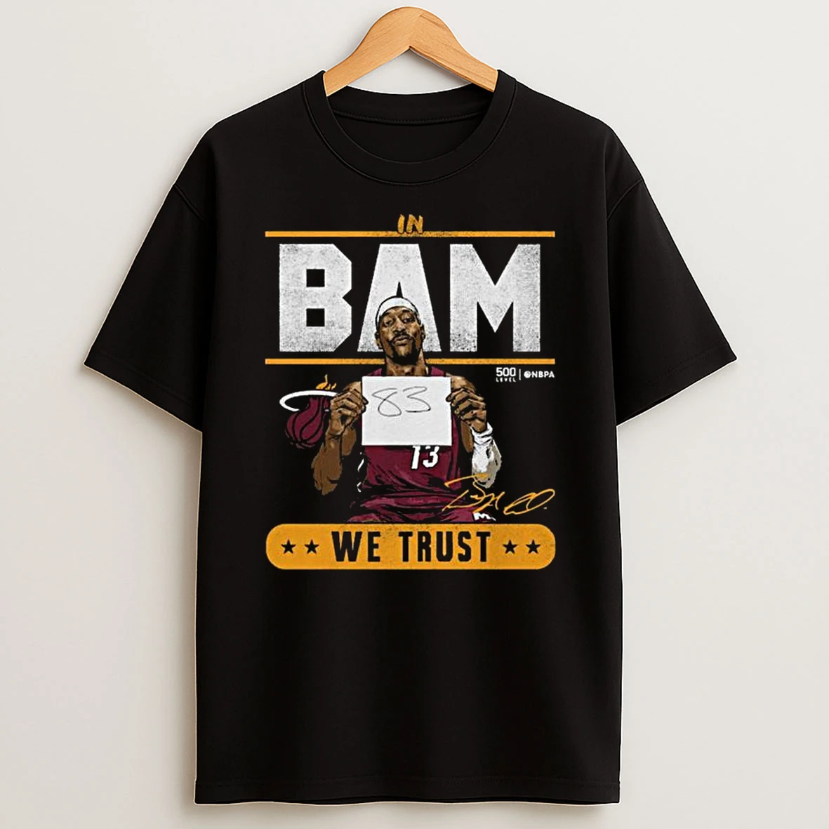 Bam Adebayo Miami Heat Trust 83 Points T Shirt